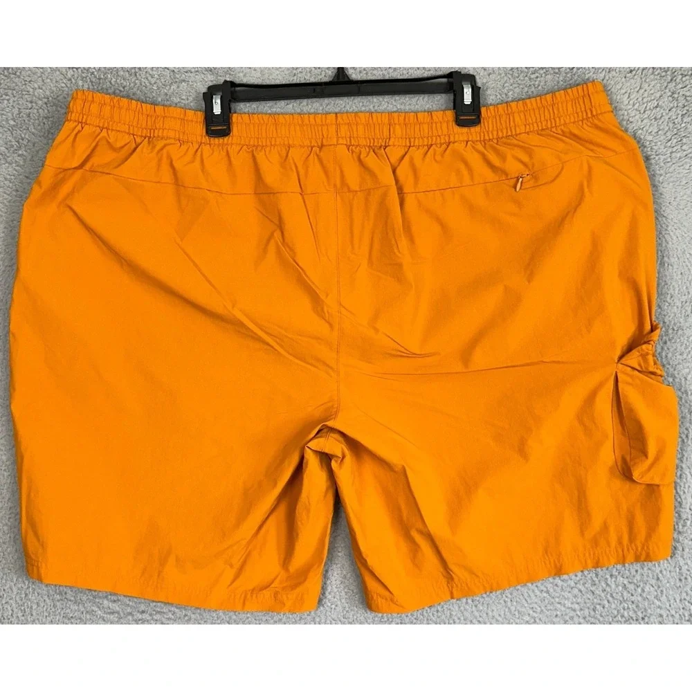 Fielder by Bonobos Shorts Mens 3XL Orange 9 Inch Inseam Cargo Outdoor Stretch